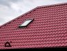 Мансардное окно в металлочерепице классик