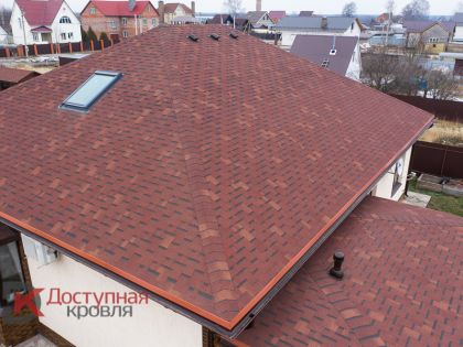 Гибкая кровля RUFLEX RUNA терракота