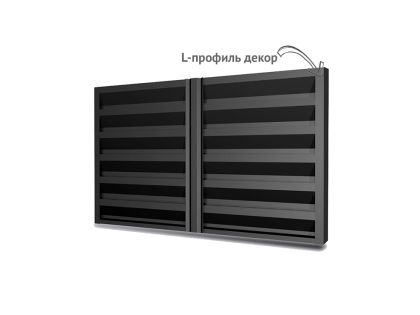 L-профиль для забора жалюзи