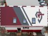 Ромбовидная разноцветная кровля
