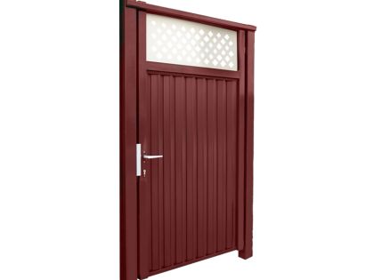Калитка Эстет Плюс RAL 3005 красное вино