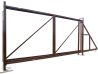 Ворота откатные  Эконом (без заполнения) 2,0х5,0м RAL 8017 (шоколад)