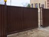 Ворота откатные Премиум 2,0х4,5м RAL 8017 (шоколад)