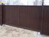 Ворота откатные Премиум 2,0х4,5м RAL 8017 (шоколад)