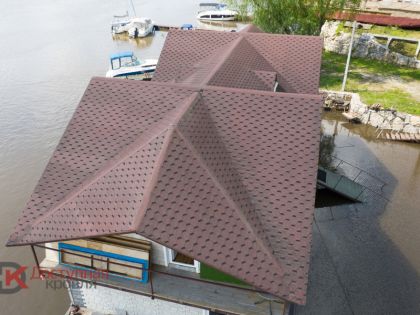 Мягкая кровля коричневая соната