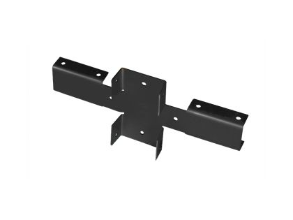Кронштейн Х 248х109х40мм RAL 9005 чёрный