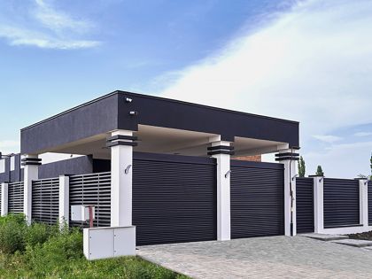 Забор Жалюзи Milan RAL 9005 чёрный