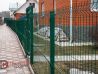 Забор из сварной сетки, цвет зелёный