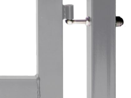 Петля нижняя калитки Эконом 2,0х1,0м RAL 7040 (серое стекло)