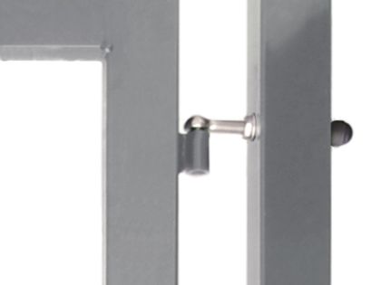 Петля вехняя калитки Эконом 2,0х1,0м RAL 7040 (серое стекло)