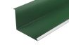 Планка примыкания нижняя 100х185, цвет зелёный мох RAL 6005