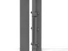 Ригель Ворот Эконом 2,0х3,45м RAL 7040 (серое стекло)