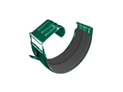 Соединитель желоба GL 125 мм RAL 6005 зеленый мох
