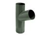 Тройник трубы,90 мм RR 11 зелёный хром
