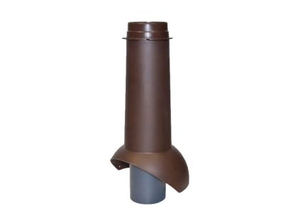 Выход канализации Krovent Pipe-VT 110is Коричневый