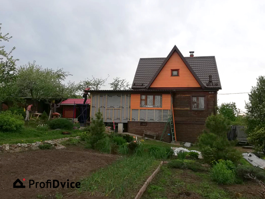 Отзыв о ProfiDvice Пискарёвой Л.Н фото дома с кровлей из металлочерепицы
