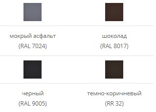 Цвета покрытия PurPro Matte