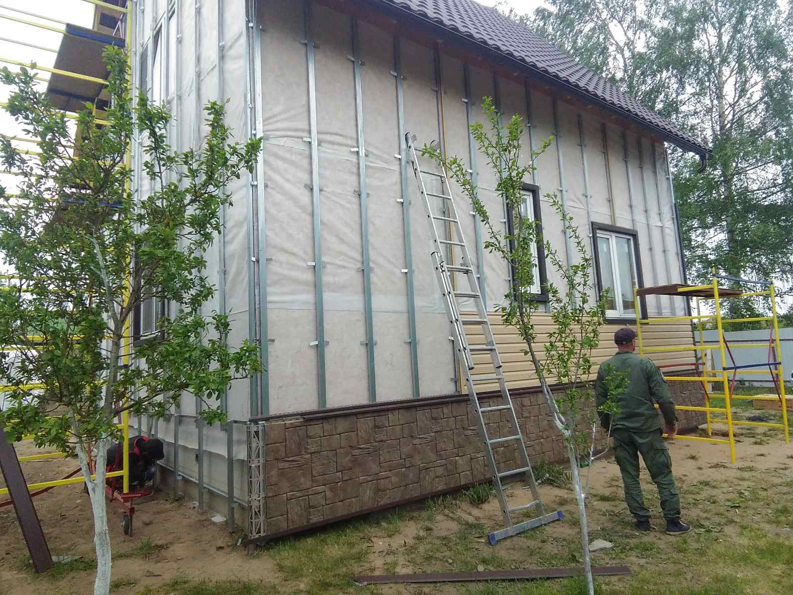 Ветро влаго защита на утеплитель